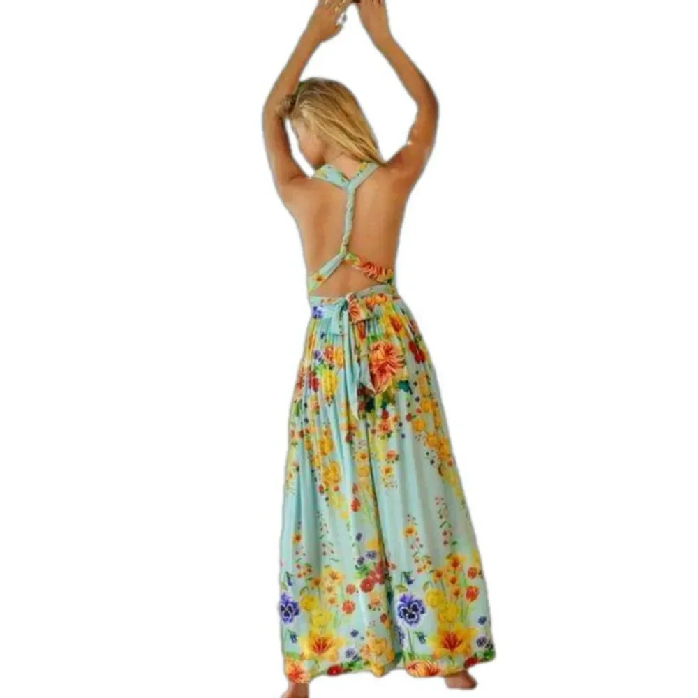 NWT Agua Bendita Florence Bouk Multiway Jumpsuit Size M - Picture 3 of 16